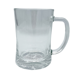 包邮 宜家代购 600ml透明啤酒杯玻璃杯ins风手柄扎啤杯大容量水杯