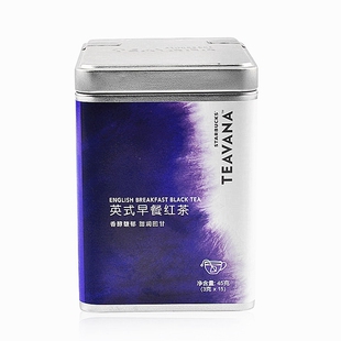 星巴克 Teavana 茶瓦纳 英式早餐红茶 袋泡茶15袋45g 国内门店版