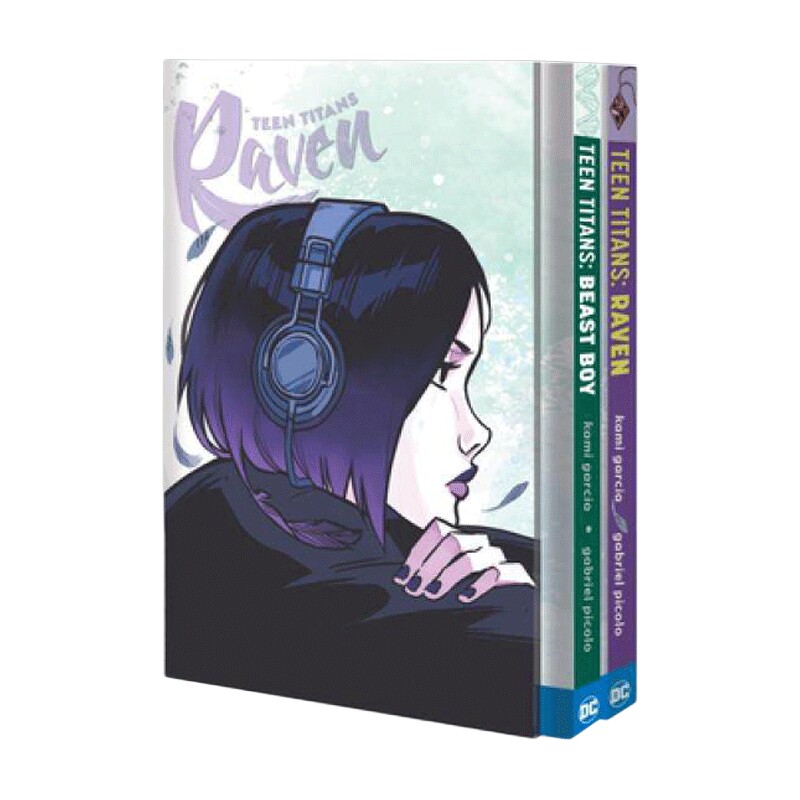 英文原版 Teen Titans Raven and Beast Boy HC Box Set 少年泰坦 乌鸦和野兽男孩HC盒集 英文版 进口英语原版书籍儿童全英语书