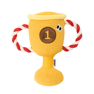 zeze狗狗拔河绳结玩具磨牙耐咬解闷发声小型犬宠物边牧泰迪比熊用