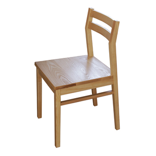 北欧实木靠背椅日式家用黑胡桃红橡木餐椅樱桃白蜡木餐厅原木椅子