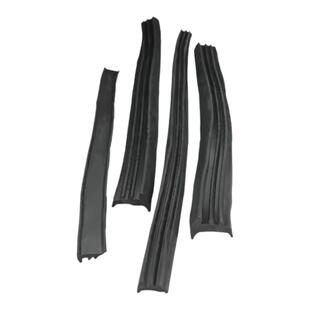 铝型材门窗软压条嵌条板材卡条密封皮条填充条有机玻璃板橡黑胶条