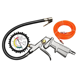 胎压表气压表数显压力打气嘴充气头汽车轮胎压计加气枪摩托车气管