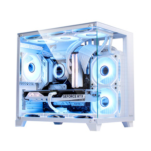 【送电竞椅】酷睿i9 14900台式电脑全套整机高配水冷独显3060/4070电竞游戏办公渲染主机吃鸡直播全新组装DIY