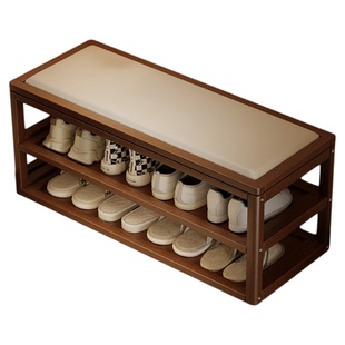 实木换鞋凳门口家用鞋柜坐凳一体入户可坐穿鞋凳进门凳玄关长条凳