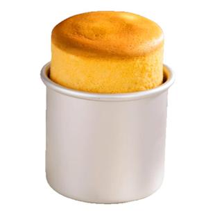 加高款戚风蛋糕模具家用防粘圆形胚子阳极活底4寸6寸8寸烘焙磨具