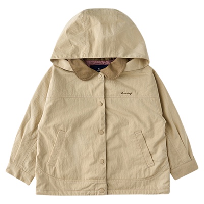 BLUEDOG25FW连帽短款风衣