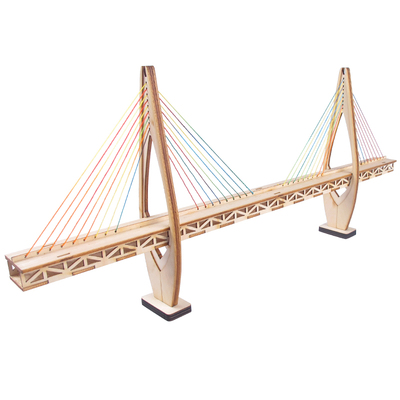 diy手工木制桥梁模型重庆水门