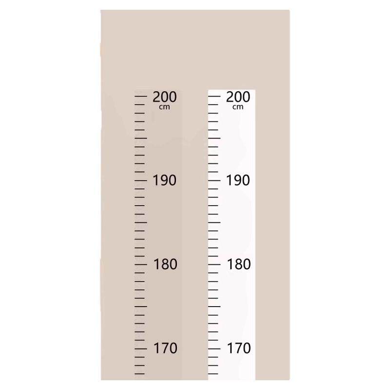 身高测量墙贴透明身高贴可移除不伤墙儿童测量身高神器精准身高尺
