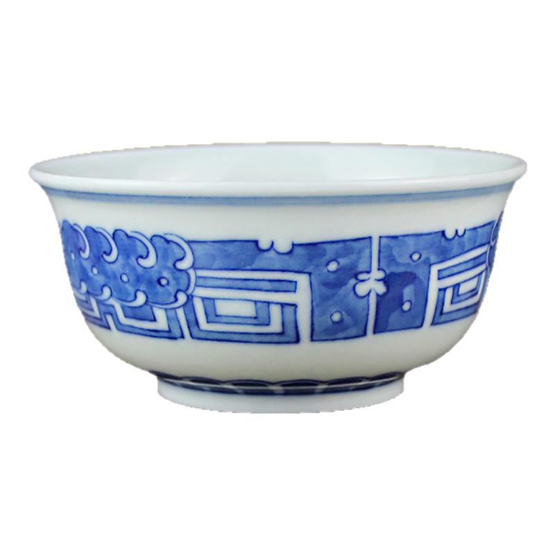 青花瓷茶杯景德镇手绘