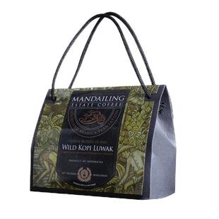 印尼原装进口苏门答腊岛曼特宁麝香猫屎咖啡豆100g手提式礼盒包邮