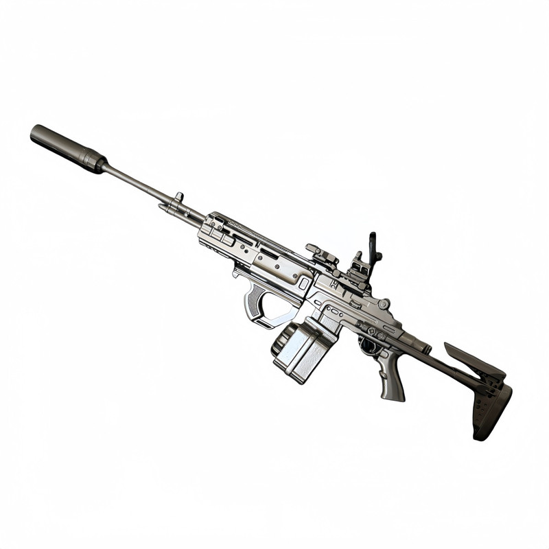 M14射手步枪可拆卸金属武器模型摆件玩具书包挂件三角洲行动周边