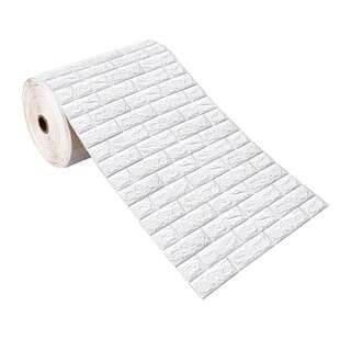 墙纸自粘防水防潮3d立体墙贴防撞加厚护墙板墙面装饰板泡沫墙贴纸