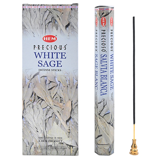 印度进口HEM White Sage白鼠尾草线香净化空气室内熏香家用天然