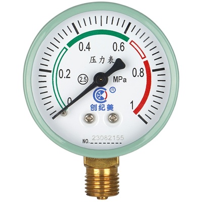 压力表水压气压表径向自来水管