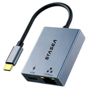 Type-C转RJ45千兆网口快充口