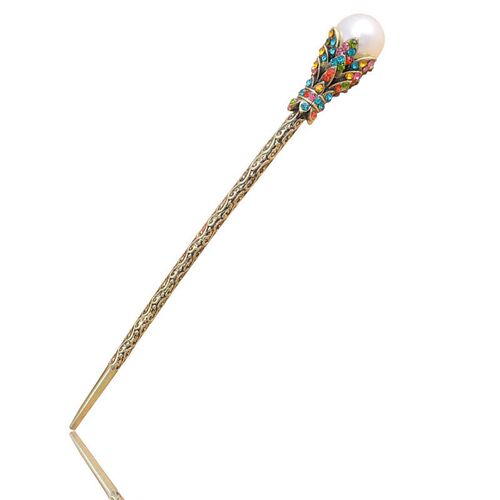Vintage Rhinestone Hairpin Lotus Hairpin Tulip Hairpin Hair