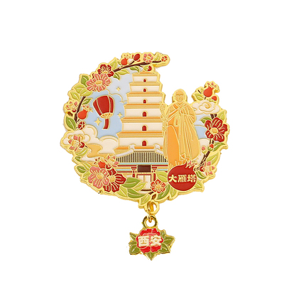 西安兵马俑大雁塔钟楼金属冰箱贴