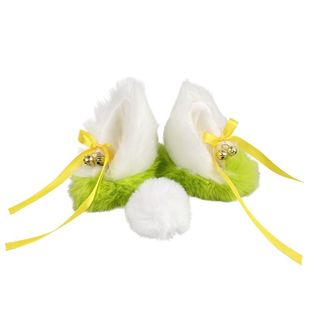 夏日清新糖果色头盔猫耳朵装饰可拆卸网红机车滑雪冰球摩托电动车