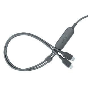 Anker安克二合一双typeC编织140W双头快充数据线适用苹果15安卓