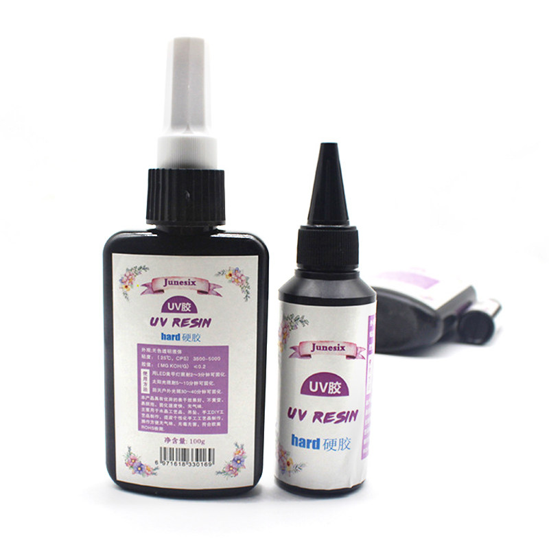 UV胶高透明无影胶水 diy手工专用优质滴胶速干硬胶饰品专用宝石胶