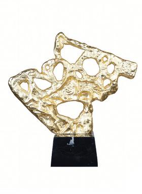 中古抽象艺术大理石雕塑摆件