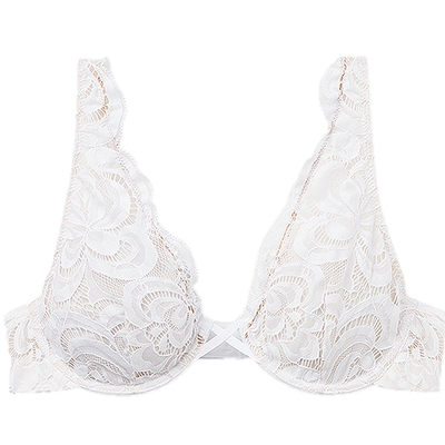 复古蕾丝无衬垫胸衣式文胸