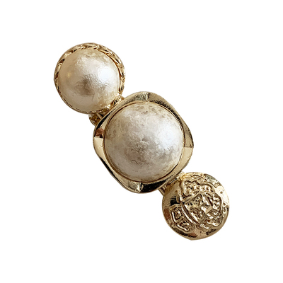 新款复古风气质仿珍珠百搭刘海夹