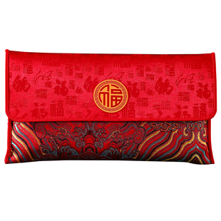新年2026新款马年布艺红包袋春节过年高档利是封儿童万元压岁钱包