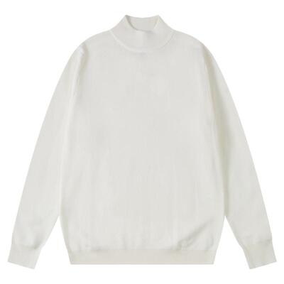 小尼力复古高领针织衫毛衣