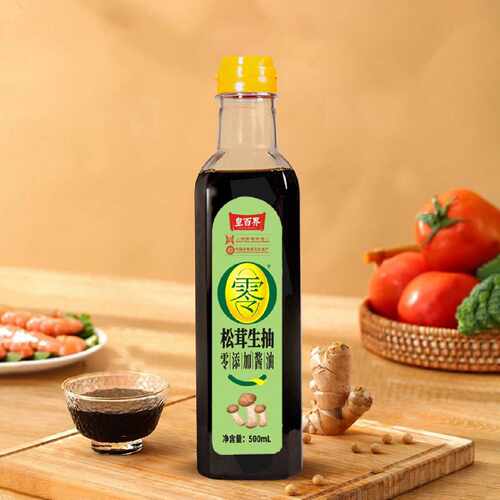 皇百界松茸生抽0添加防腐剂特级调味品酿造酱油家用调味料