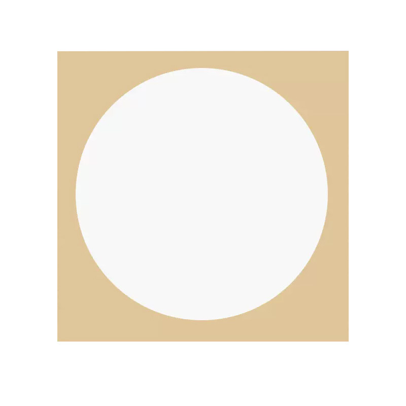 庆学堂加厚国画卡纸生宣宣纸卡纸熟宣工笔画书法专用纸初学者儿童水彩画绘画毛笔字练习圆形镜片免装裱作品纸