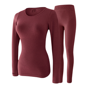 美宅温峥嵘同款美体修身保暖内衣套装女发热秋衣秋裤2025冬季新款