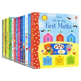 Usborne Lift-the-flap Maths English Coding 数学加减法 电脑编程人体 字母语法 百科翻翻纸板书 儿童英语读物 英文原版进口图书