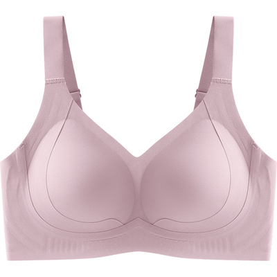 无痕内衣女胸大显小收副乳防下垂夏薄款粉底液隐形大码胖mm文胸罩