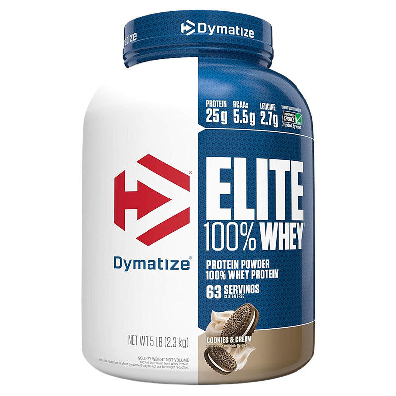 狄马泰斯Dymatize精英乳清蛋白质粉5磅健身男Whey运动营养粉2磅