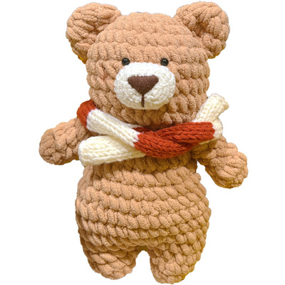 diy手编钩针冰条线简单礼物解闷