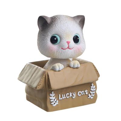 招财猫咪网红桌面汽车摆件