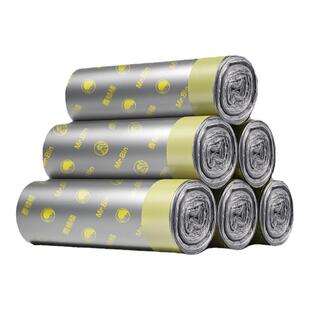 麦桶桶加厚垃圾袋免撕收口抽绳手提式大号12L30L办公室塑料清洁袋