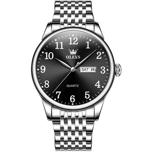 中年老人老年人手表男士送爸爸父亲款式数字防水专用电子石英表男