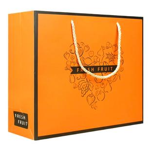 高档橙色通用水果包装混装苹果石榴梨桃子葡萄15斤装礼盒纸箱现货