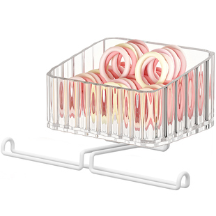 发饰收纳盒壁挂墙免打孔儿童发箍发夹发圈皮筋头绳女童头饰首饰盒