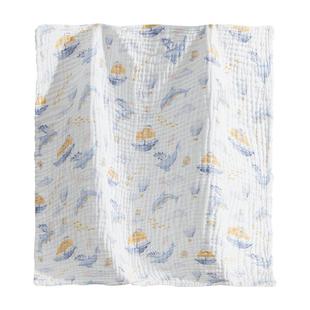 婧麒婴儿浴巾纯棉纱布全棉超软吸水宝宝儿童大毛巾初生新生儿a类