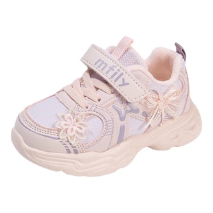 班纳米菲秋冬季童鞋女童儿童皮面加绒运动鞋宝宝鞋子小女孩二棉鞋