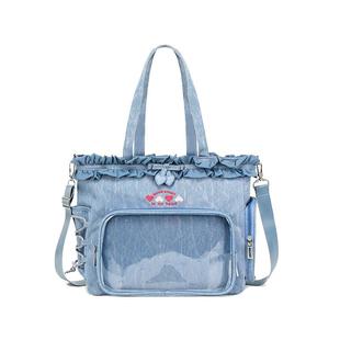 meowbunny原创自制 双肩包痛包大容量书包女初中生高颜值小众ins