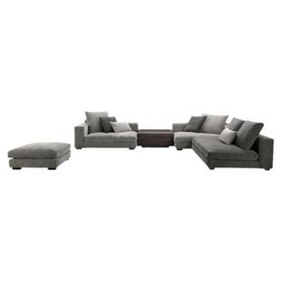 楷模 大普-新塞娜沙发轻奢现代布艺沙发客厅组合大户型