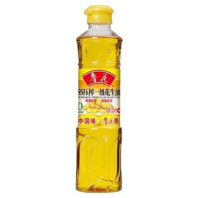 鲁花花生油500ml一级花生油5s压榨一级食用油-K