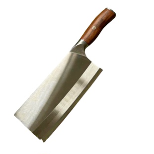 进口瑞士9Cr18MOV高碳钢菜刀家用切肉丝超锋利斩切片两用刀夹钢刀