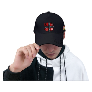 2024勒沃库森德甲夺冠军纪念阿隆索足球迷鸭舌帽子男女防晒棒球帽