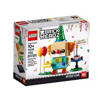 【自营】LEGO乐高40348 生日小丑限定款大头拼装积木玩具